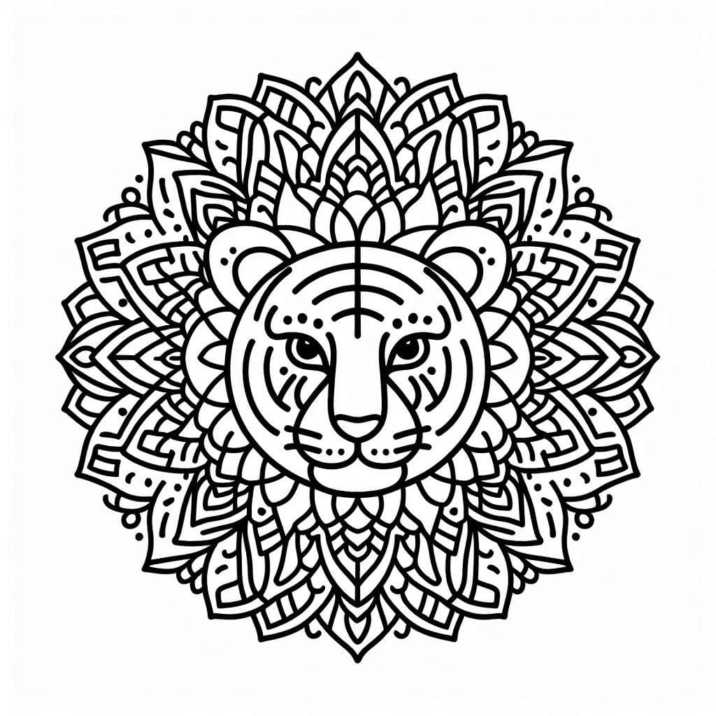 Mandalas Tigre 5